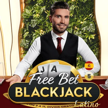 Free Bet Blackjack Latino 5 game tile